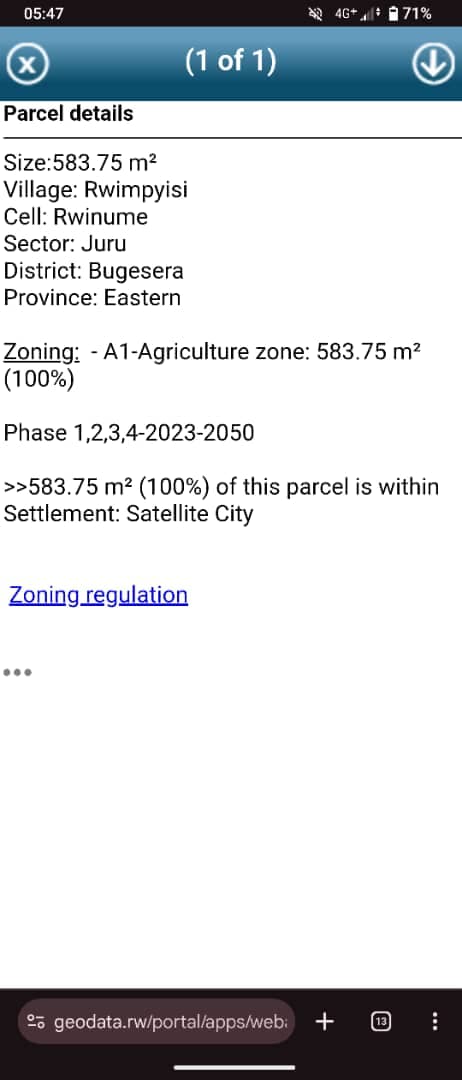 Succesful land aquisition for Investment